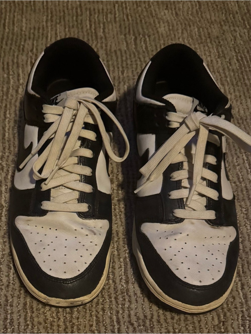 Nike Women’s Dunk size 11 Black and White Low-Top Sneakers - Classic Contrast